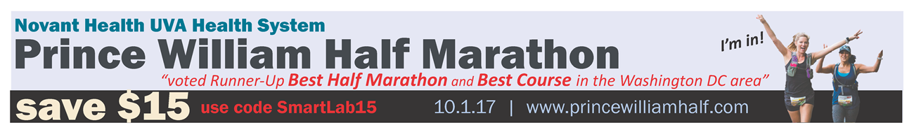 Prince William Half Marathon banner